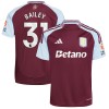 Maillot de Supporter Aston Villa Bailey 31 Domicile 2024-25 Pour Homme